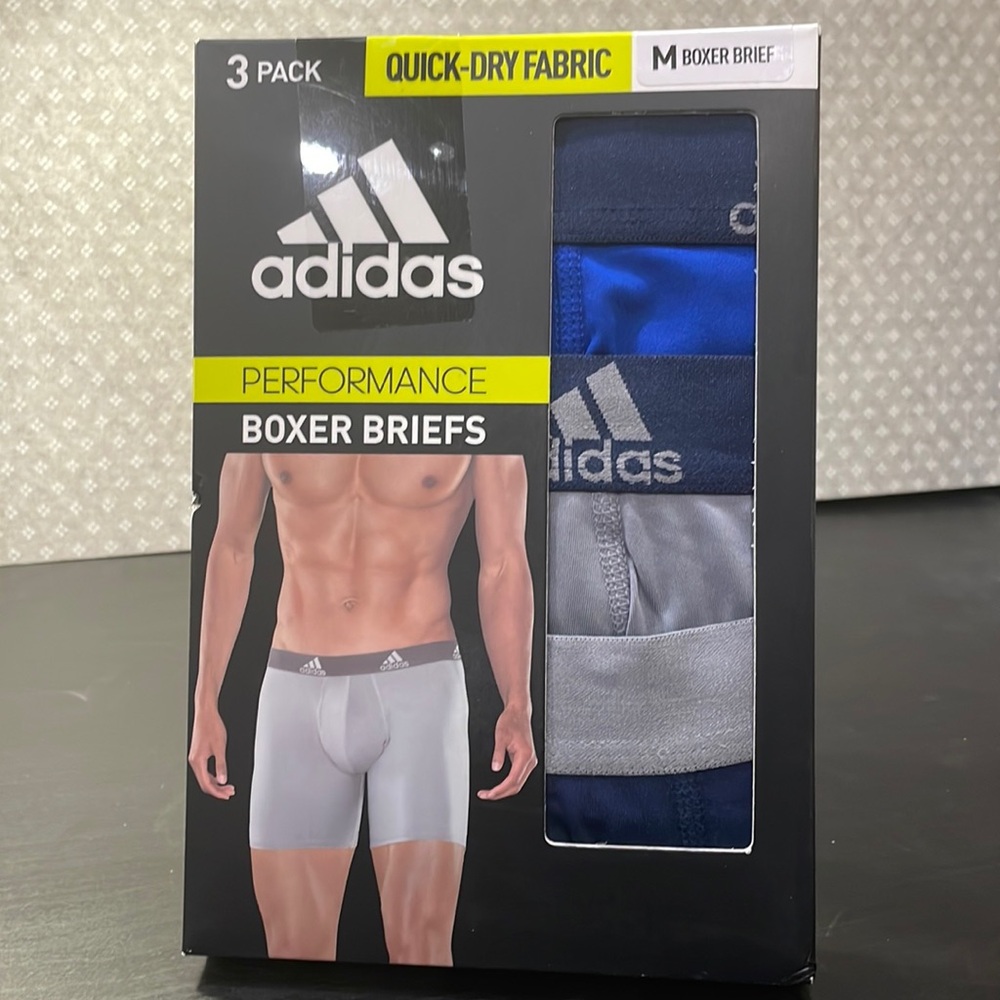 🆕Adidas boxer briefs x3